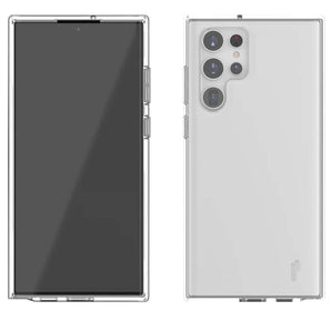 Ugly Rubber Pure Transparent Armor Case for Samsung Galaxy S23 Ultra
