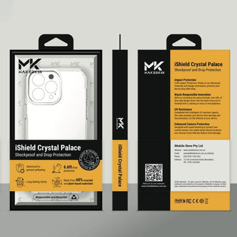 iShield Crystal Palace Clear Case for iPhone 16 
