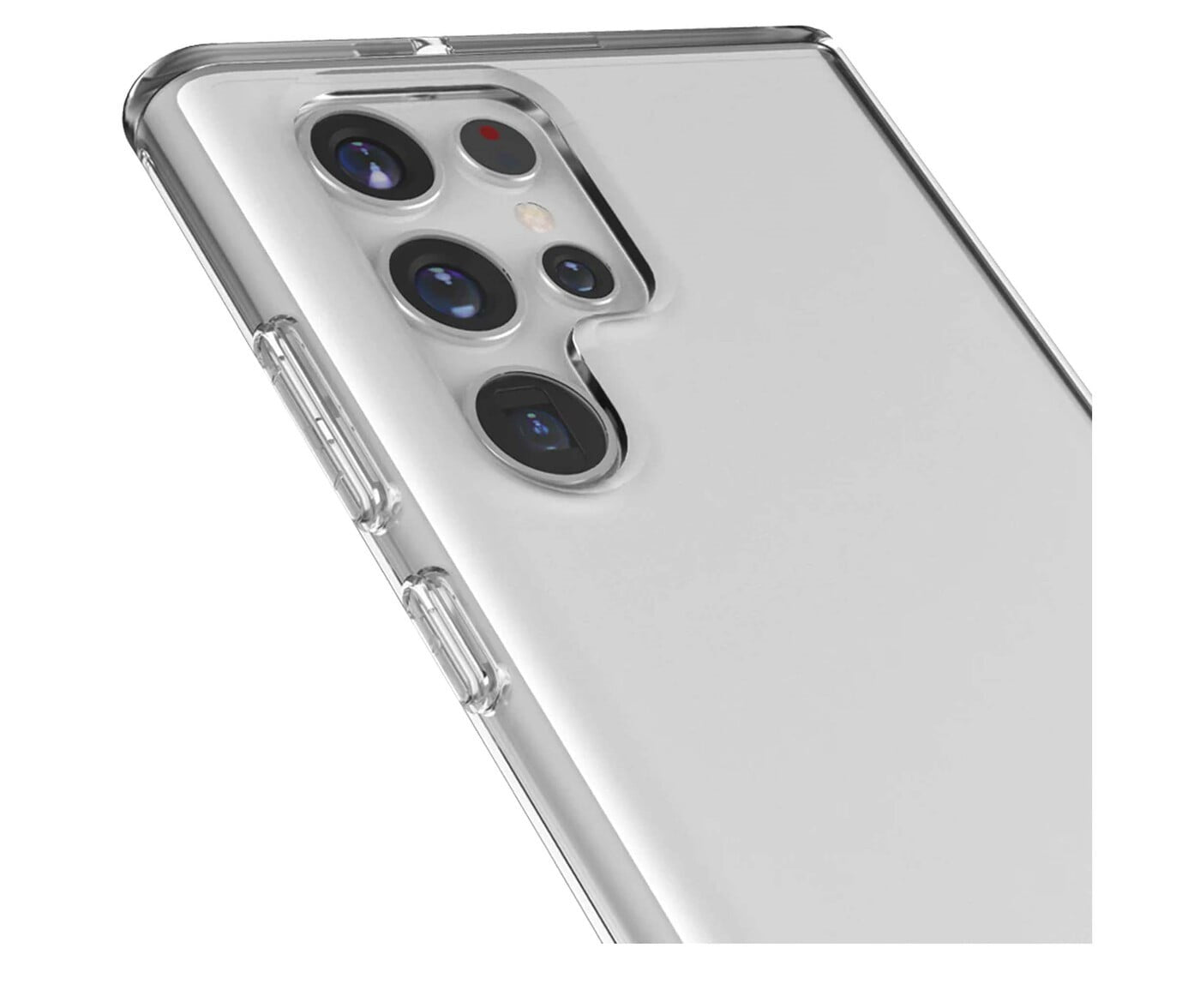 Ugly Rubber Pure Transparent Armor Case for Samsung Galaxy S23 Ultra