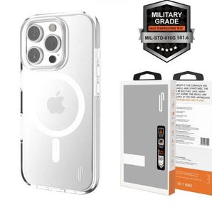 Ugly Rubber Pure Transparent Armor Case for iPhone 16 Plus