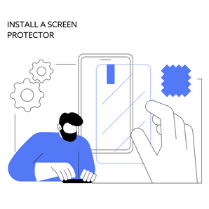 Install a glass screen protector on my iPad Air 3 (Includes the screen protector)