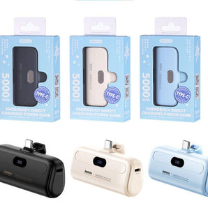 Remax Capsule Series Mini Power Bank with (5000 mAh)