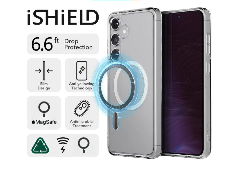 iShield [MagSafe] Crystal Palace Clear Case for Samsung Galaxy S26 Plu ...