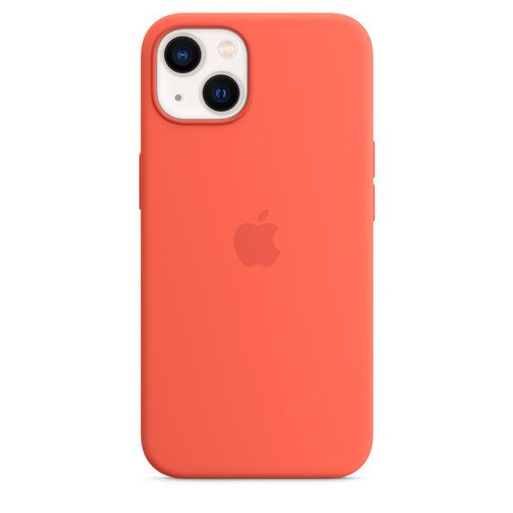 Original Apple iPhone 13 Silicone MagSafe Case Nectarine