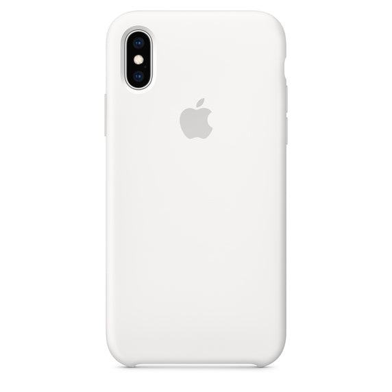 Original Apple iPhone XS Silicone Case White 