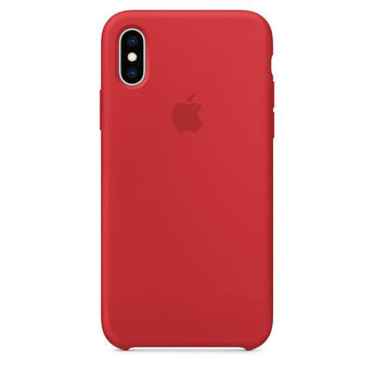 Original Apple iPhone XS Silicone Case Red