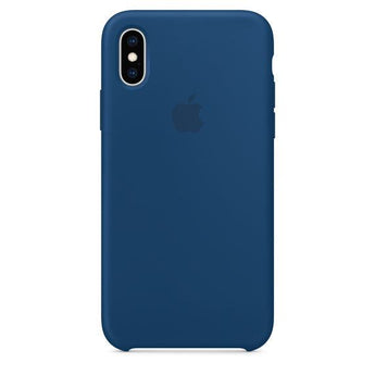 Original Apple iPhone XS Silicone Case Blue Horizon