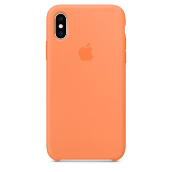 Original Apple iPhone XS Silicone Case Papaya