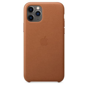 Original Apple iPhone 11 Pro Leather Case Saddle Brown