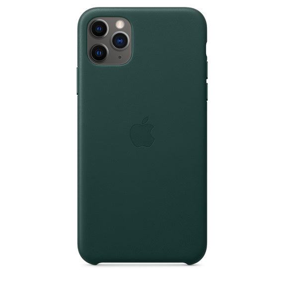 iPhone 11 Pro Max Case Leather Forest Green
