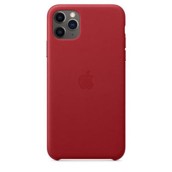 iPhone 11 Pro Max Case Leather Red