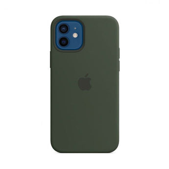 Original Apple iPhone 12 | 12 Pro Silicon MagSafe Case Cyprus Green