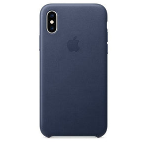 iPhone XS Leather Case Midnight Blue