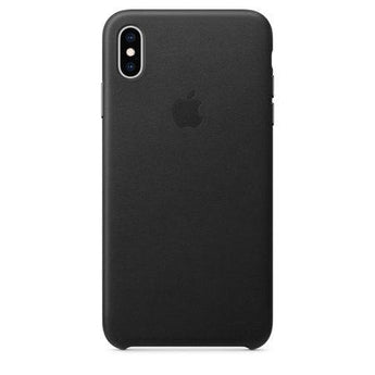 iPhone XS Max Leather Case Black