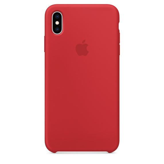 Original Apple iPhone XS Max Silicone Case Red