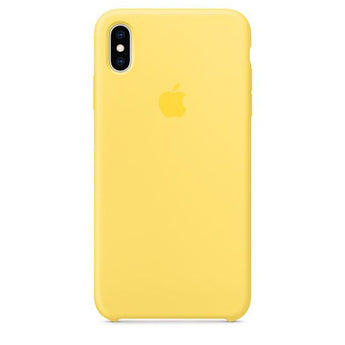 Original Apple iPhone XS Max Silicone Case Canary Yellow