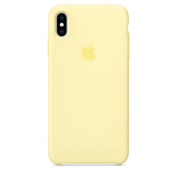 Original Apple iPhone XS Max Silicone Case Mellow Yellow
