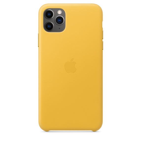iPhone 11 Pro Max Case Leather Meyer Lemon